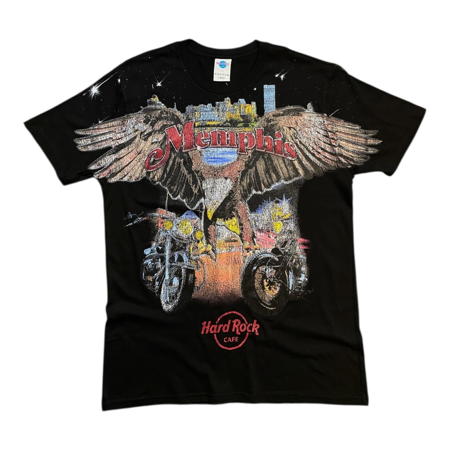 Hard Rock Cafe Pacsun Memphis Graphic T-Shirt