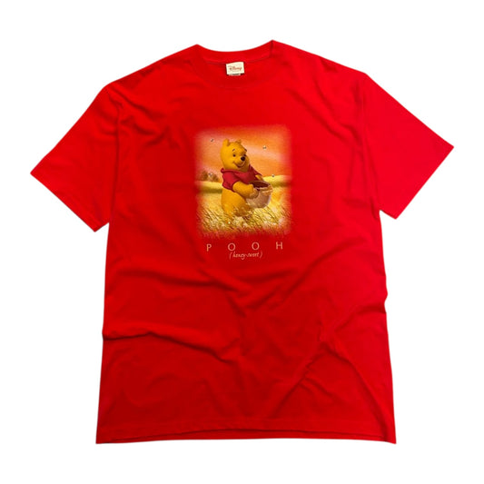 Vintage 90's Winnie The Pooh ''Honey Sweet'' Red T-Shirt