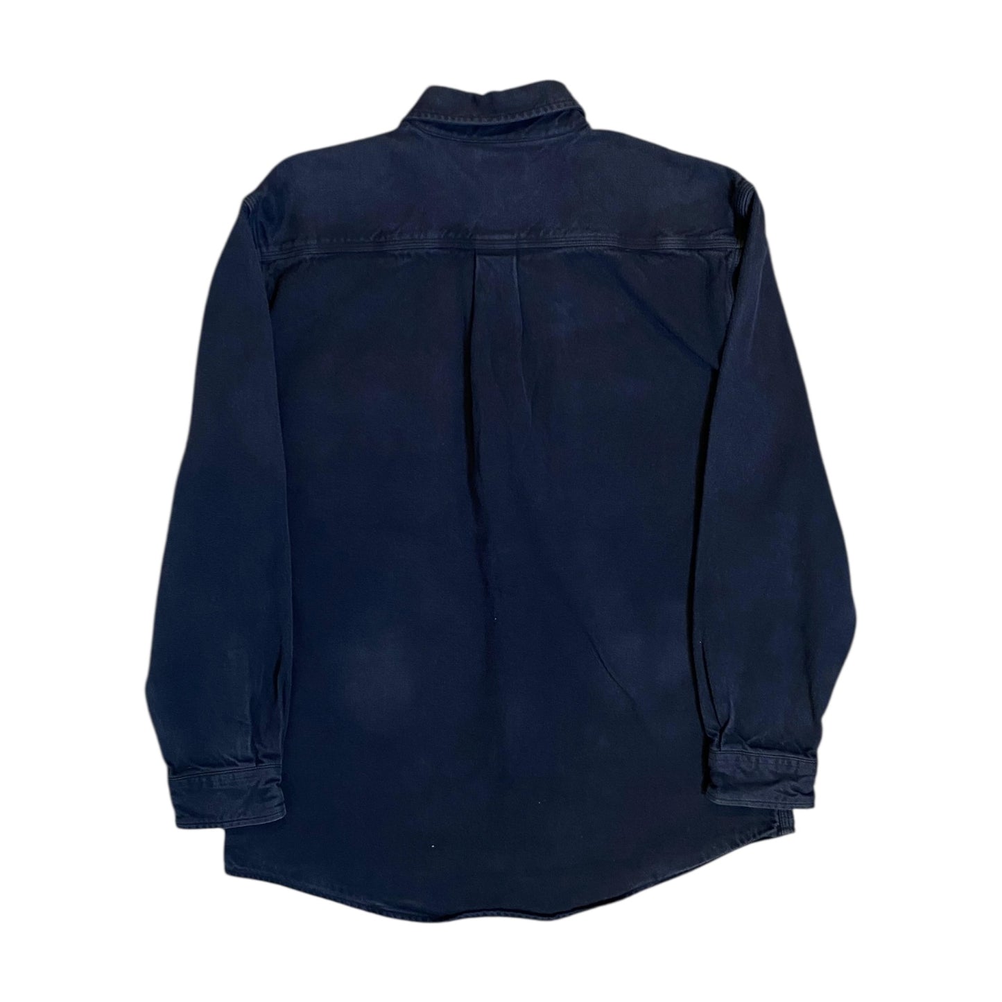 Carhartt Navy Button Up Long Sleeve