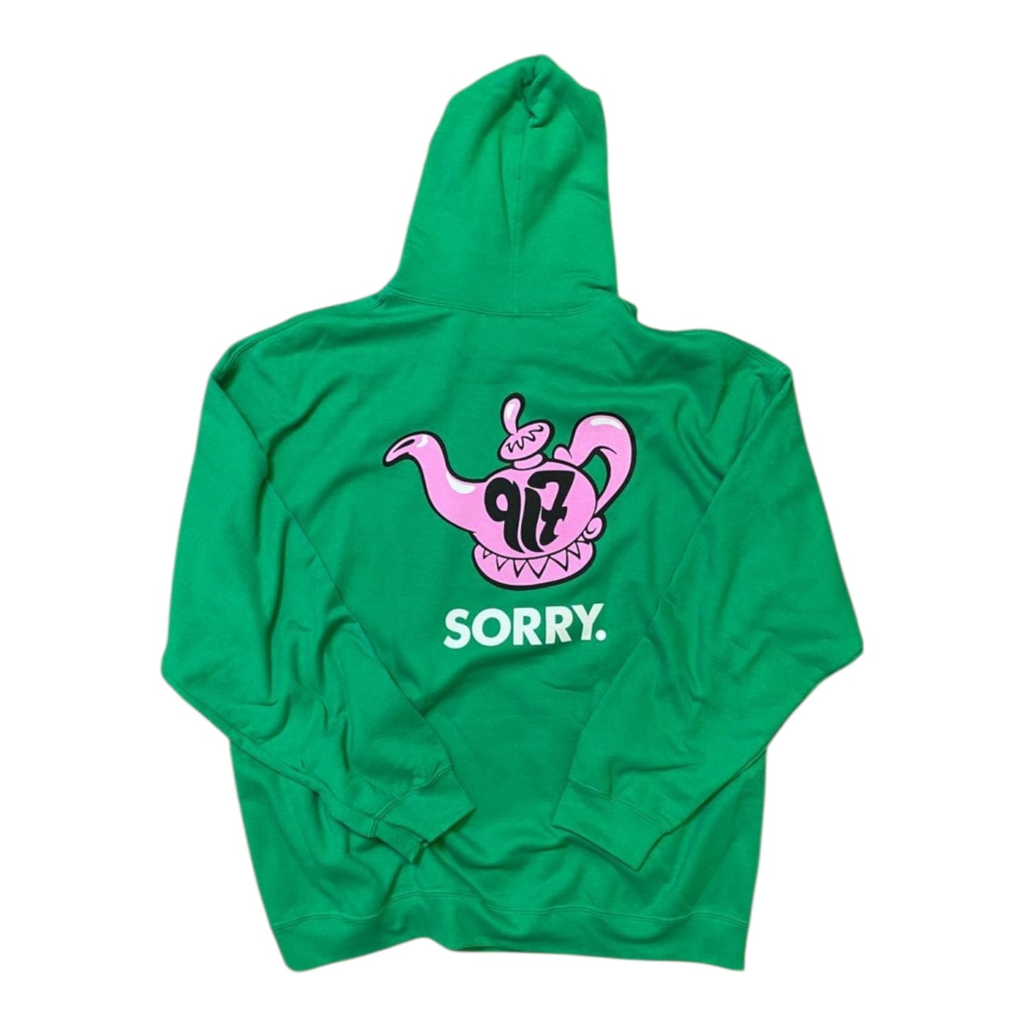917 Sorry Green Hoodie
