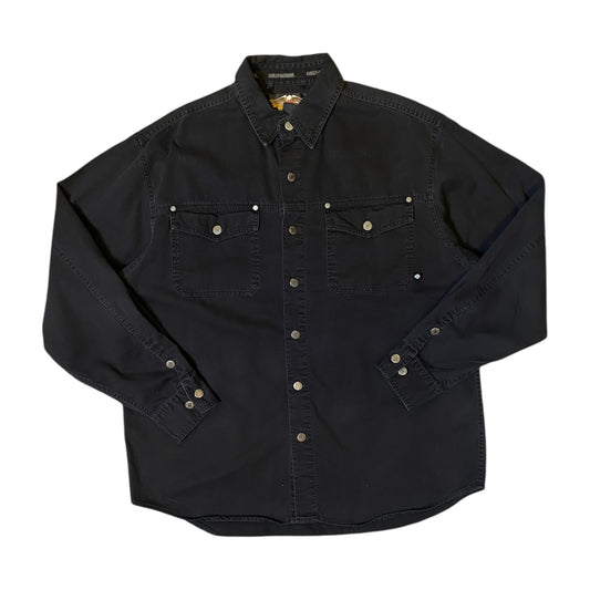 Harley Davidson Black Button Up Shirt