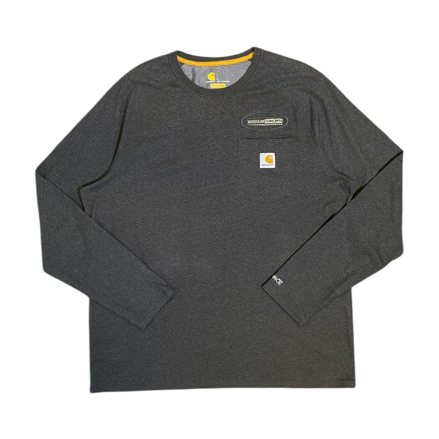 Carhartt Force Modular Concepts Long Sleeve Grey T-Shirt