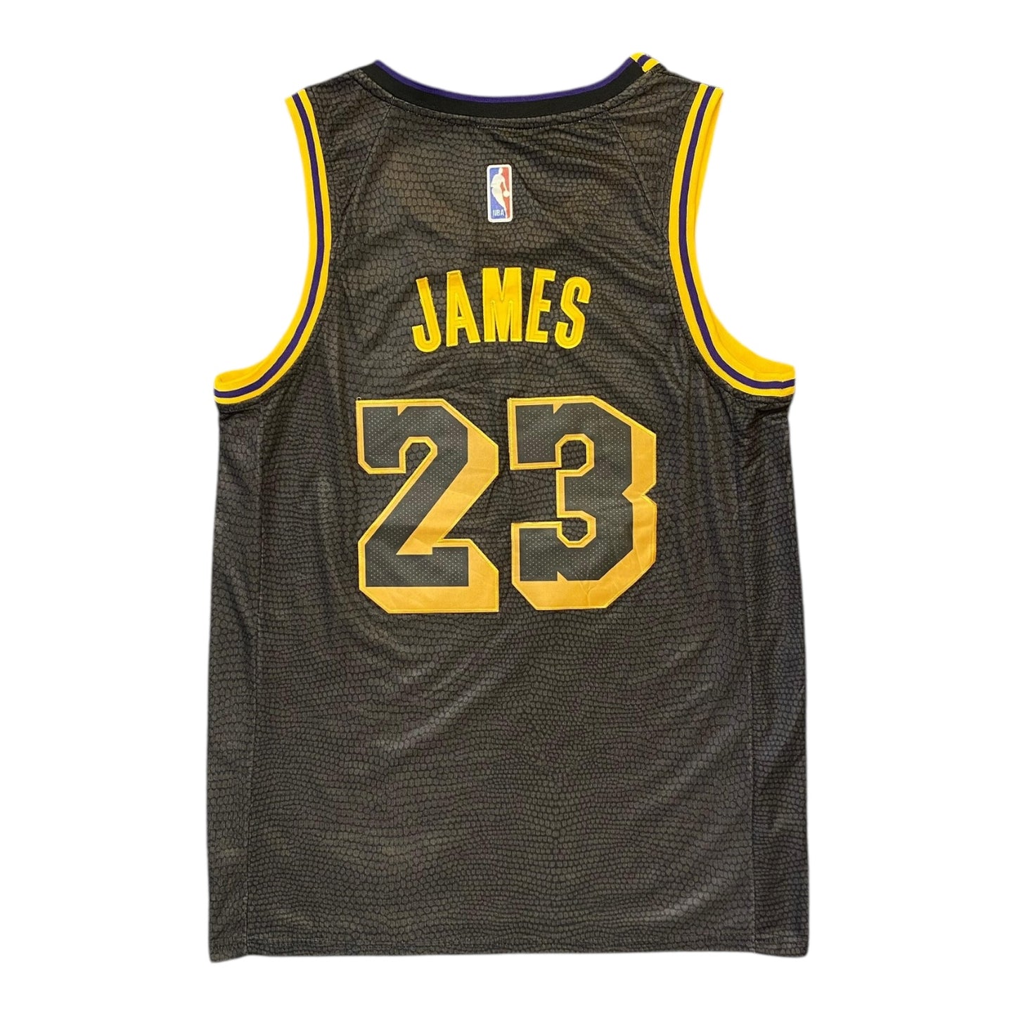 NBA Lakers Black #23 James Jersey