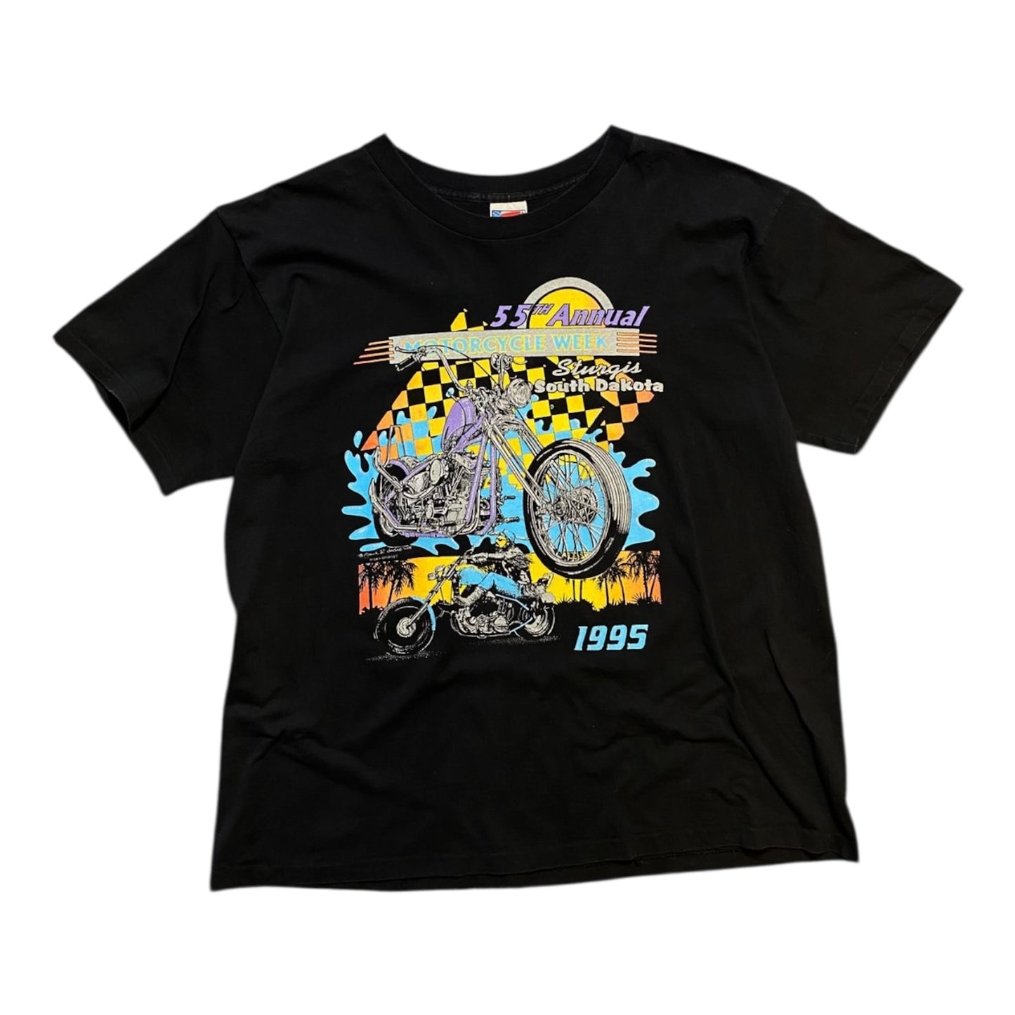 1995 Sturgis 55th Annual Motorcycle Week T-Shirt