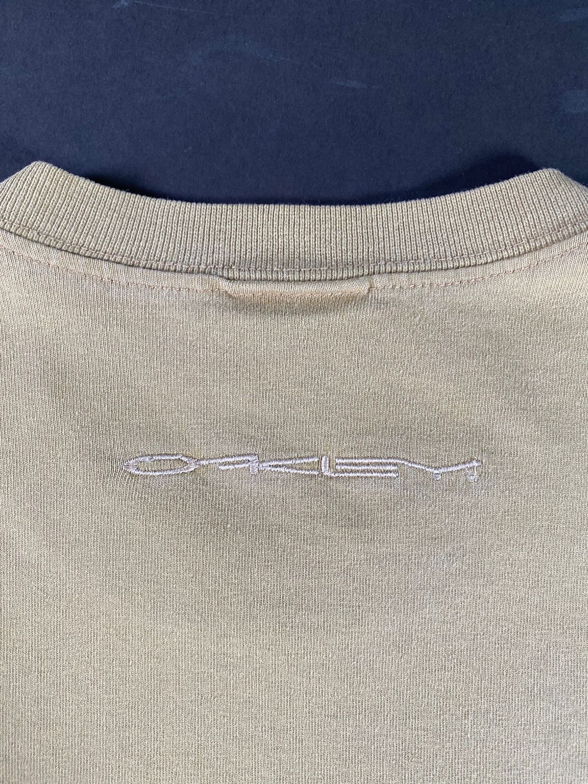 Vintage Oakley Center Logo Khaki T-shirt