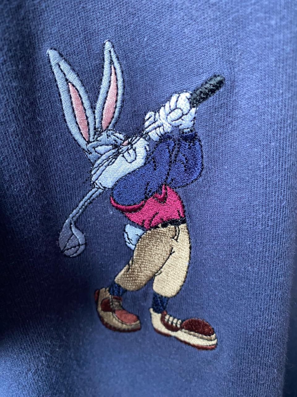 Warner Bros Bugs Bunny / Taz Navy Blue T-shirt