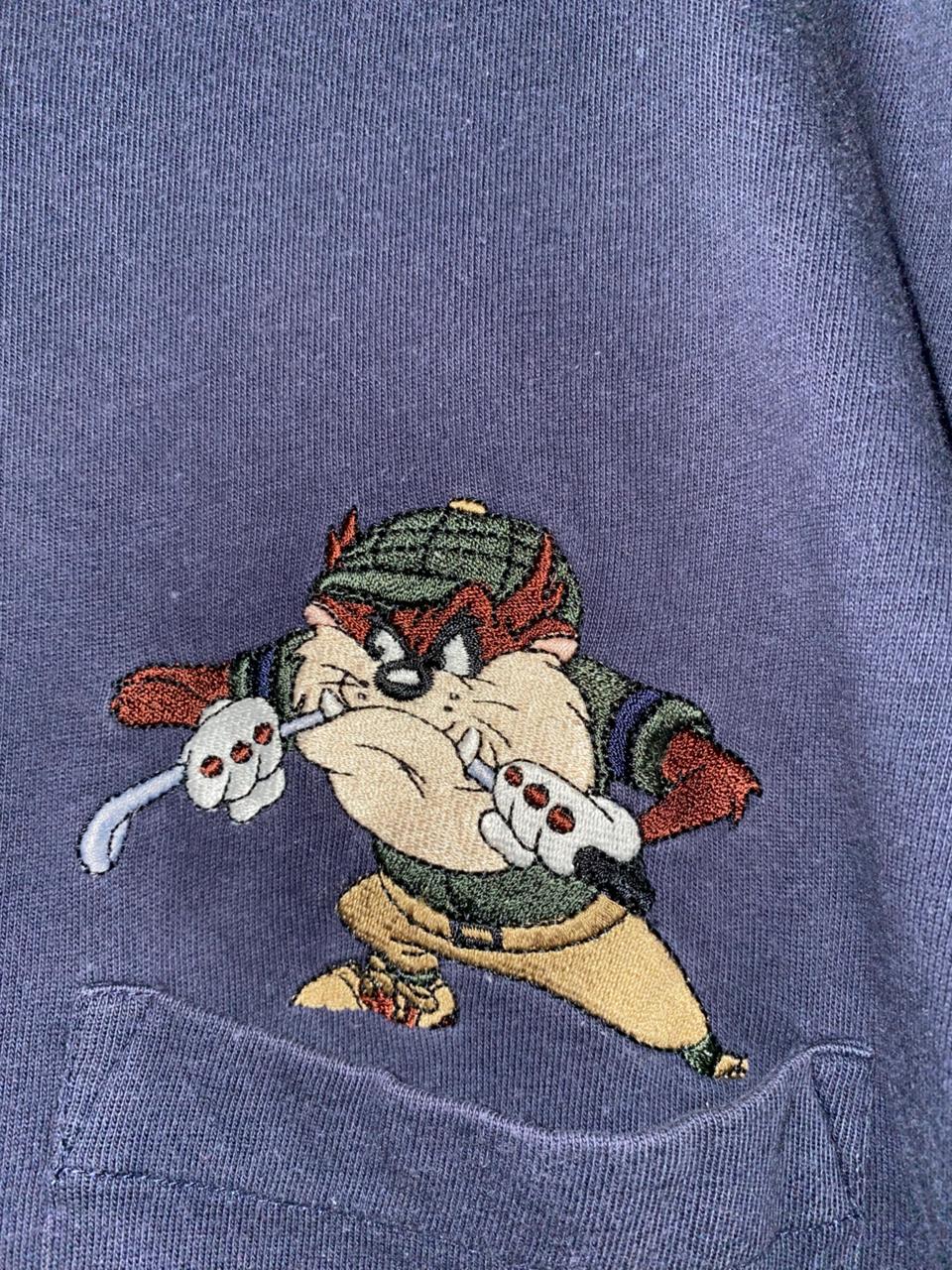 Warner Bros Bugs Bunny / Taz Navy Blue T-shirt