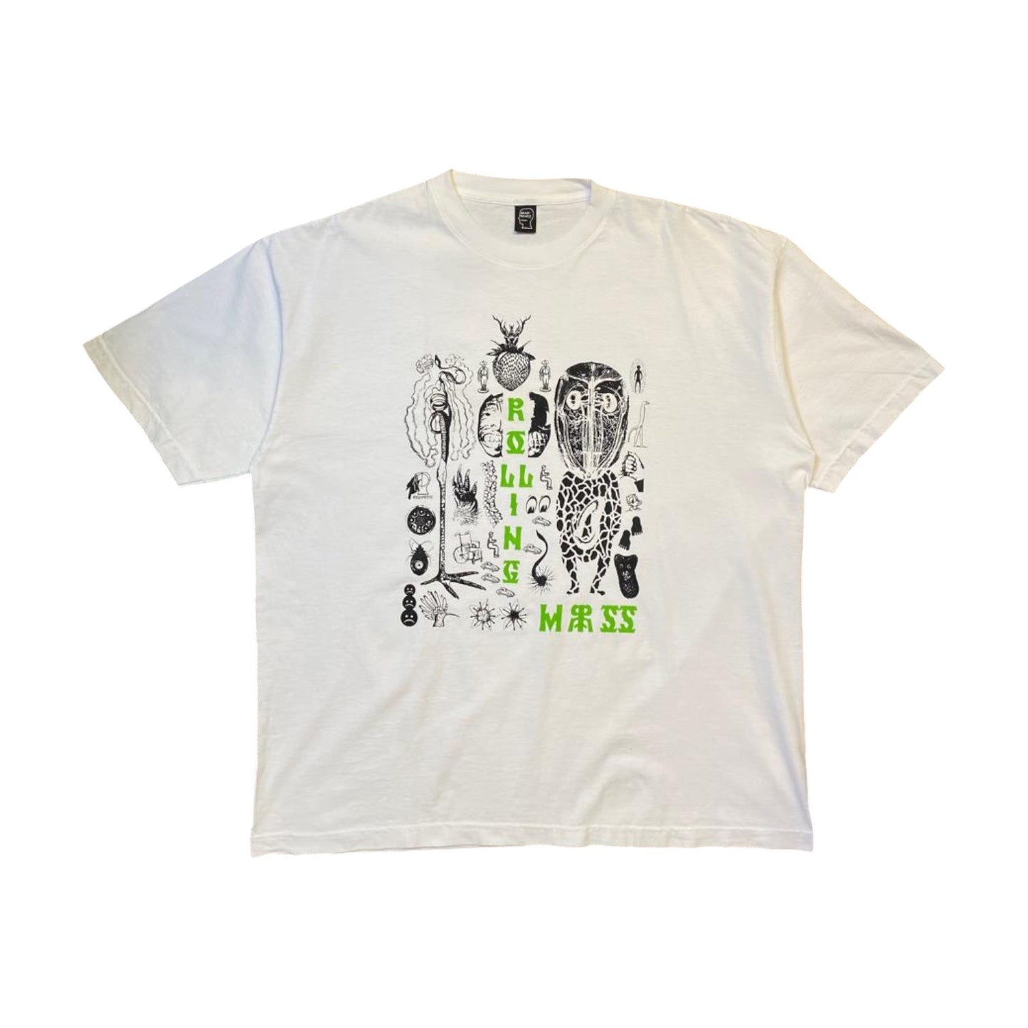 Brain Dead Rolling Mass White T-Shirt