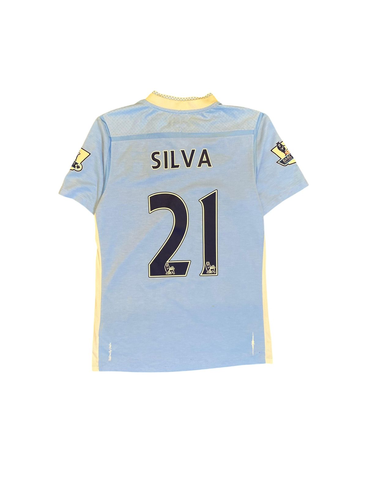 2011/12 Manchester City FC #21 Silva Jersey