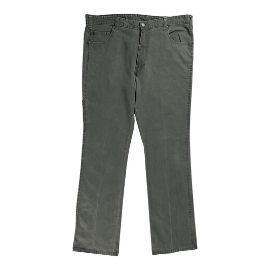 Digg It Thrift & Vintage dark green straight-leg Dickies work pants with a classic utility design