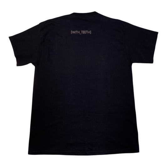 Digg It Thrift & Vintage black Nine Inch Nails With Teeth band t-shirt with back logo print