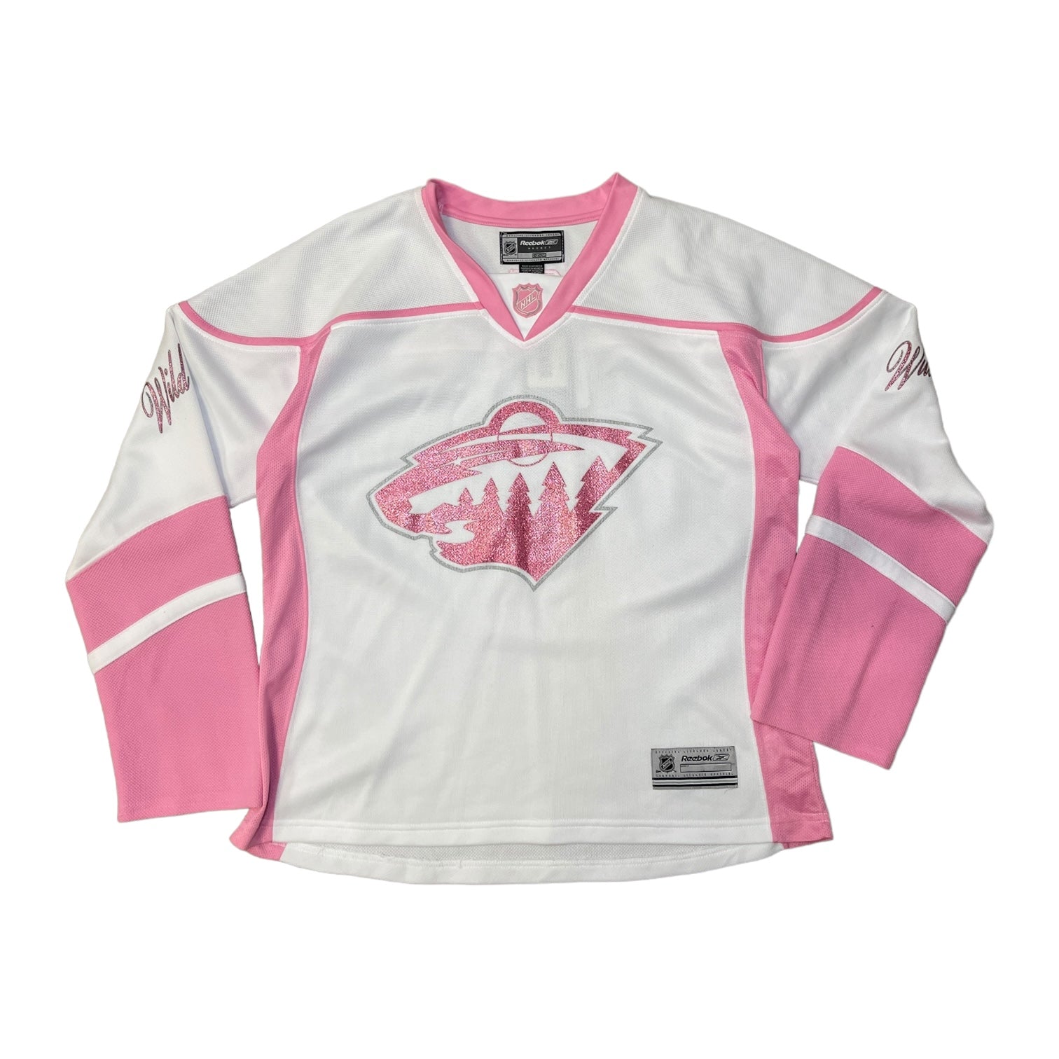 Minnesota Wild NHL Pink Jersey Digg It Thrift Vintage