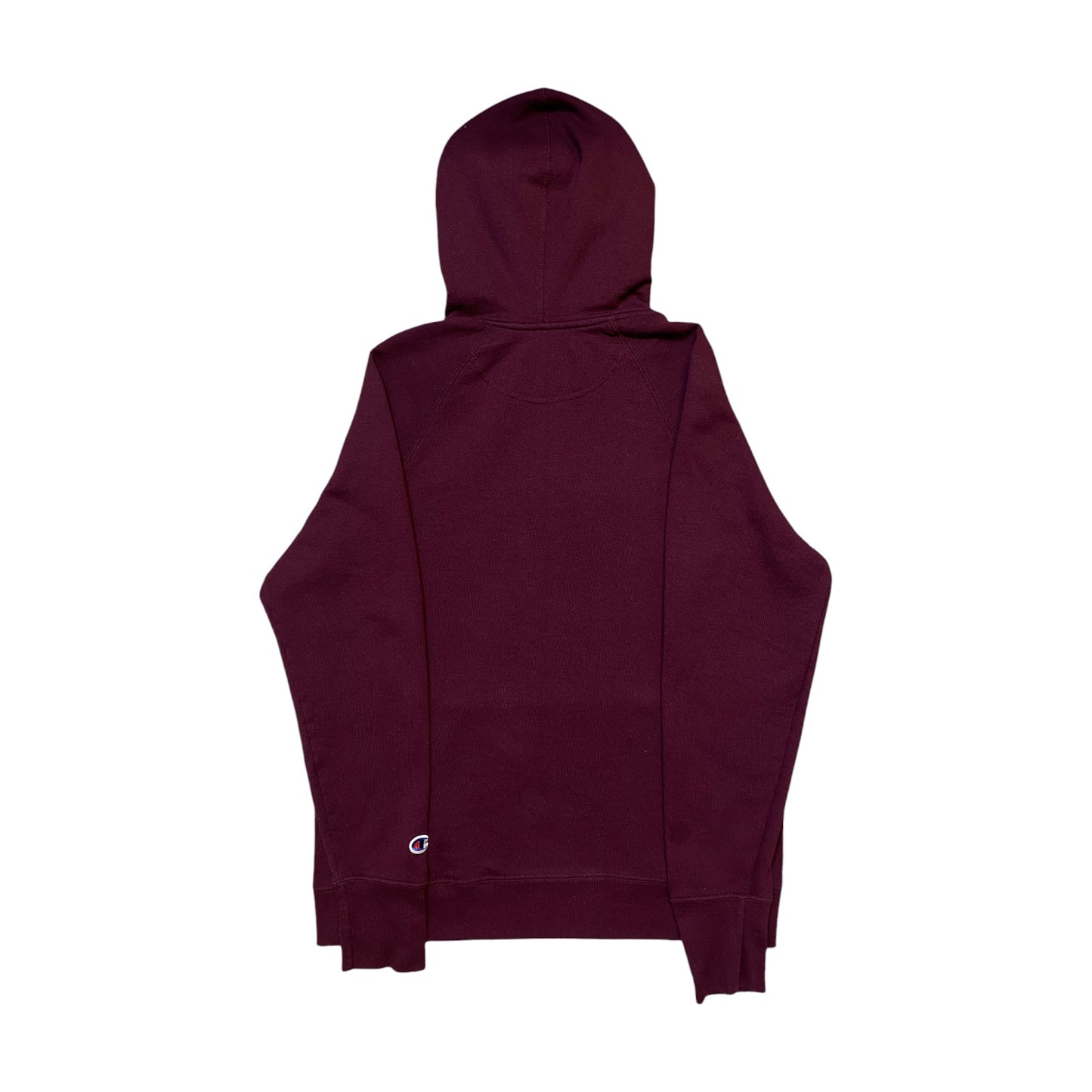 Champion Dual Tone Logo Maroon Hoodie