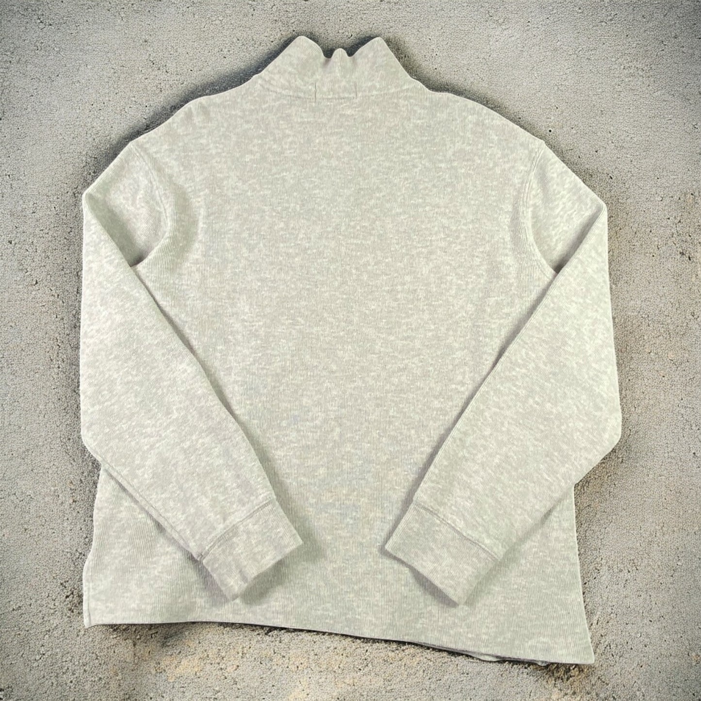 Polo Ralph Lauren Quarter-Zip Long Sleeve Grey Sweater