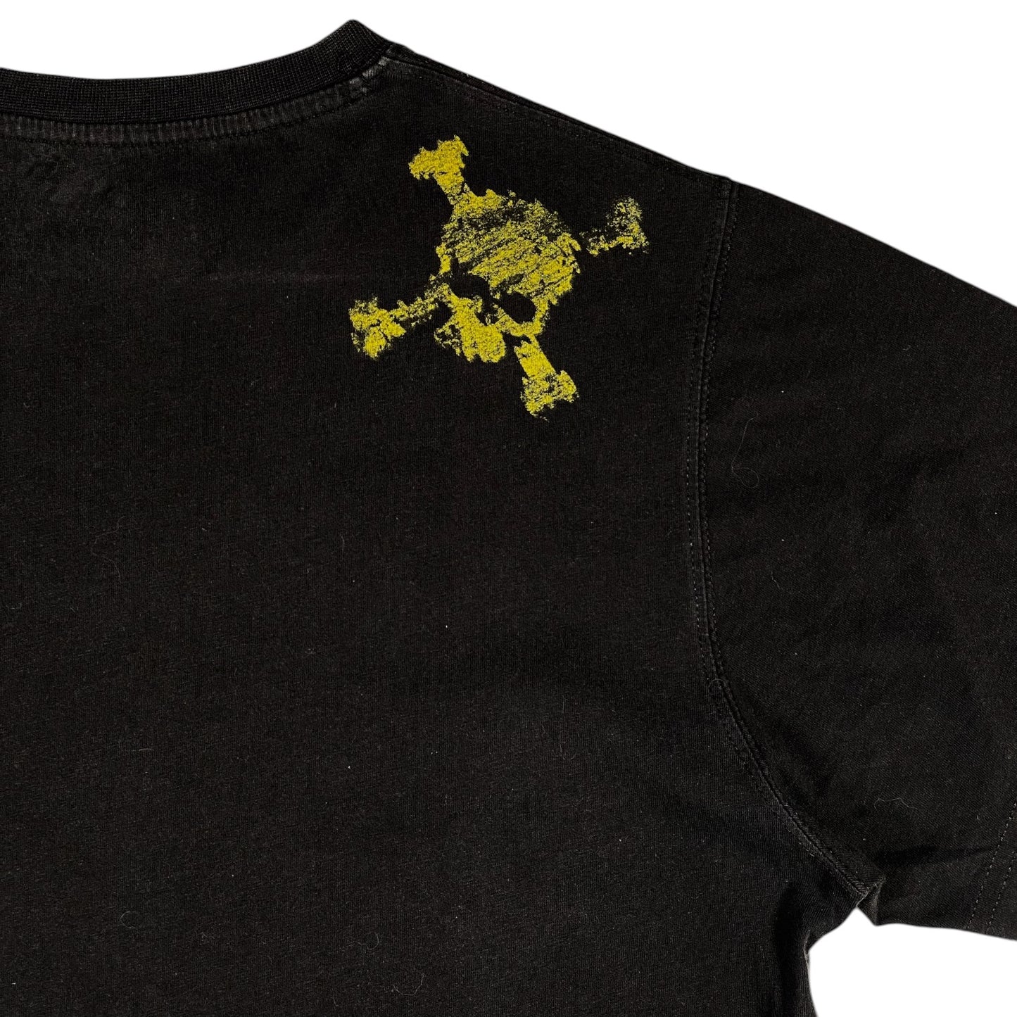 Y2K Oakley Cyber Grunge Asymmetric Side Print T-Shirt