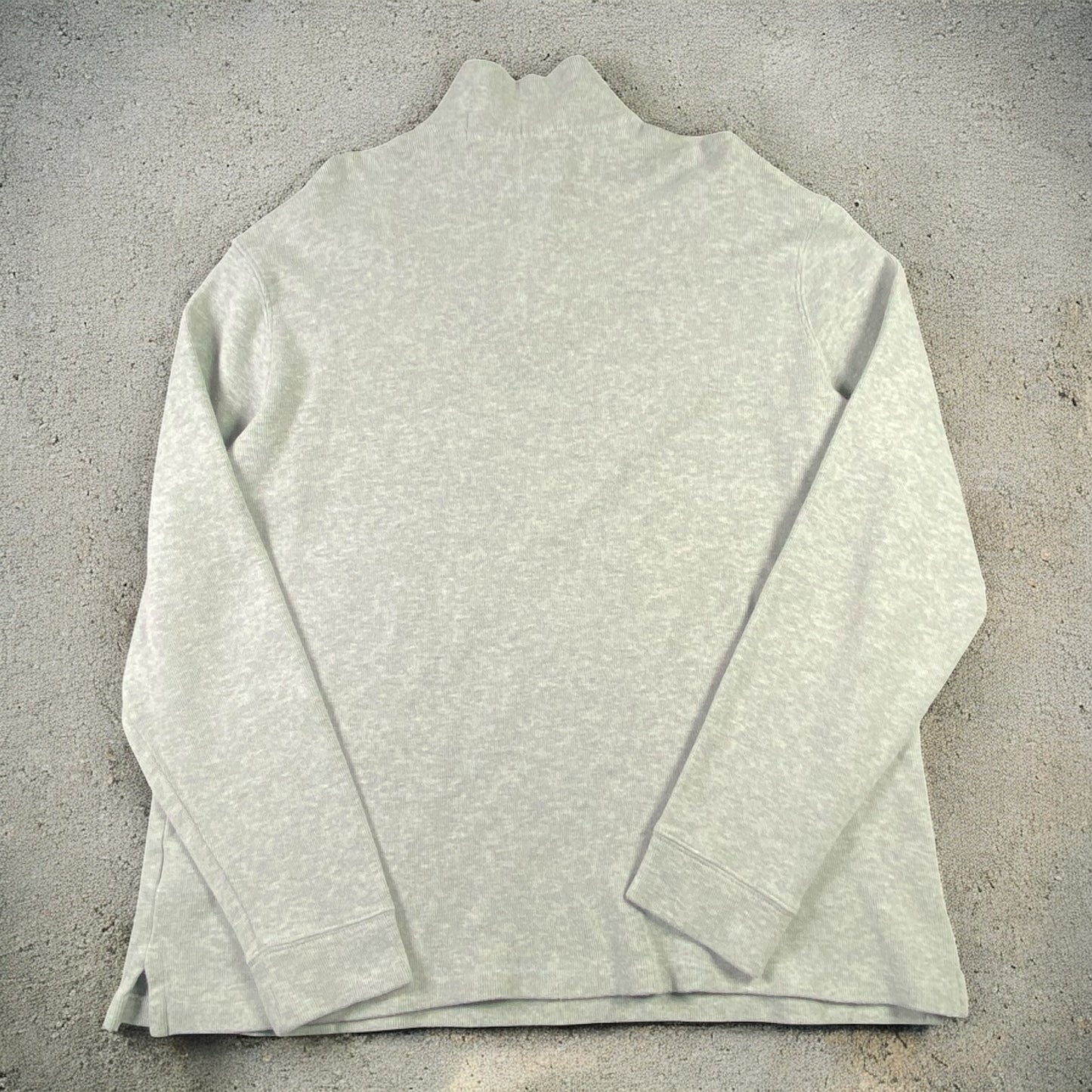 Polo Ralph Lauren Quarter-Zip Long Sleeve Grey Sweater