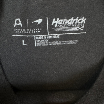 Kyle Larson Arrow McLaren HendrickCars.com Double Duty Black T-shirt