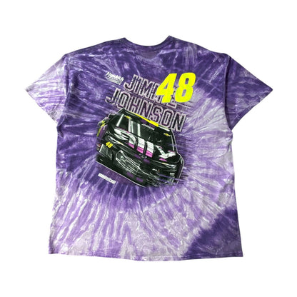 NASCAR Hendrick Motorsports Jimmie Johnson #48 Purple Tie Dye T-Shirt