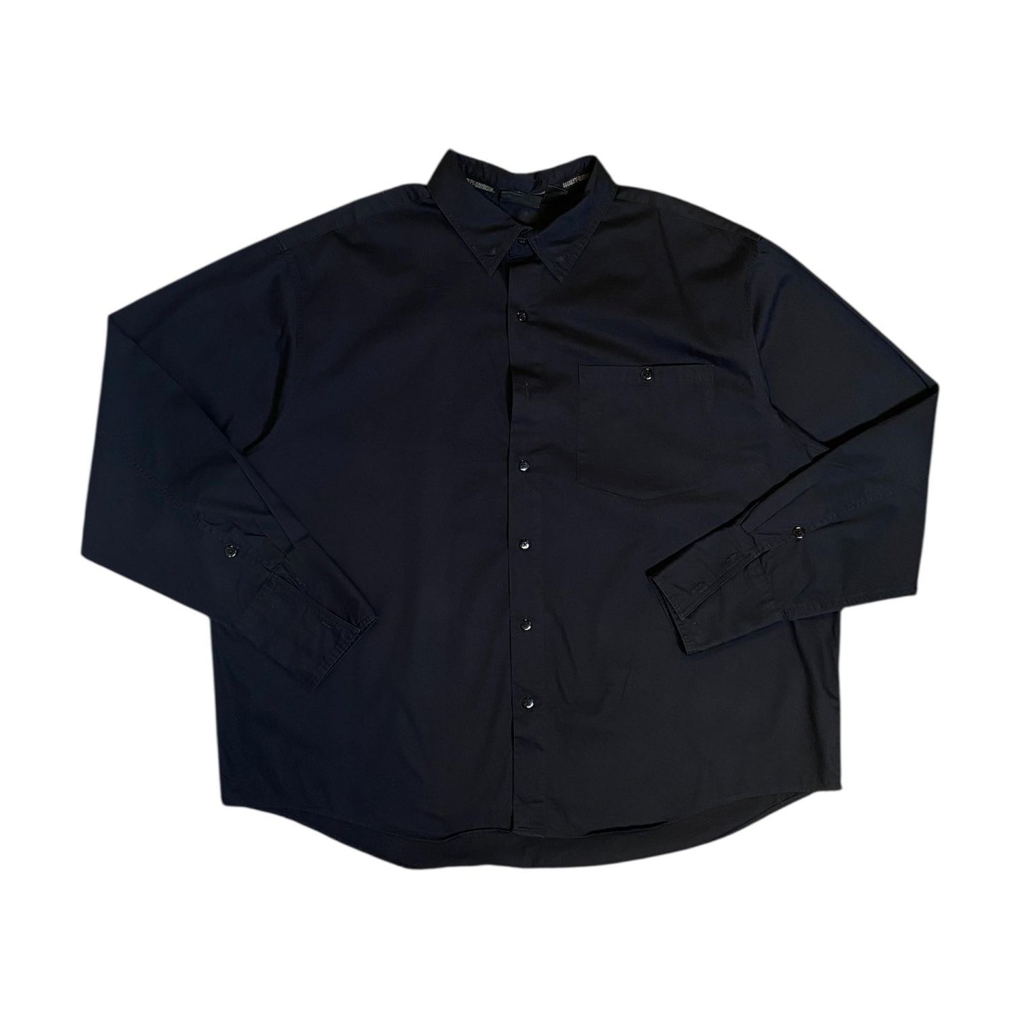 Harley Davidson Black Dress Shirt