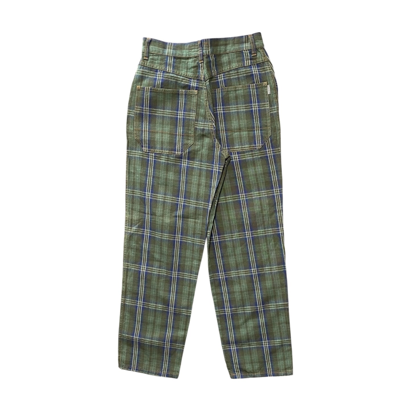 Gasolio Green Plaid Pants
