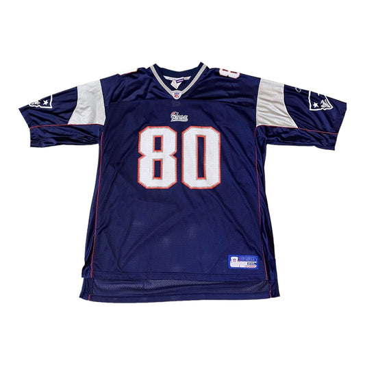 Patriots NFL Brown #80 Jersey