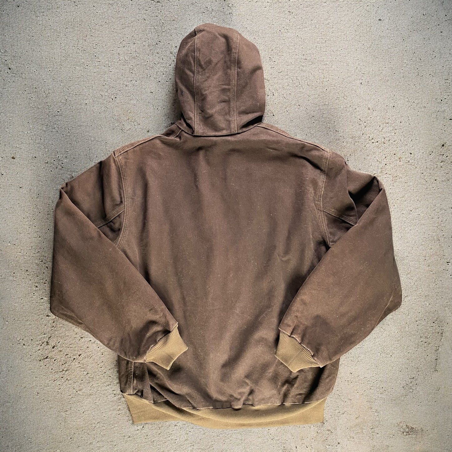 Carhartt Hooded Work Dark Brown Jacket