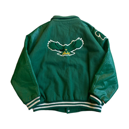 Maverick Green Varsity Jacket