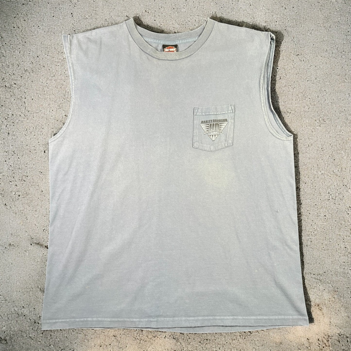 Harley Davidson Thiensville Blue Sleeveless T-shirt