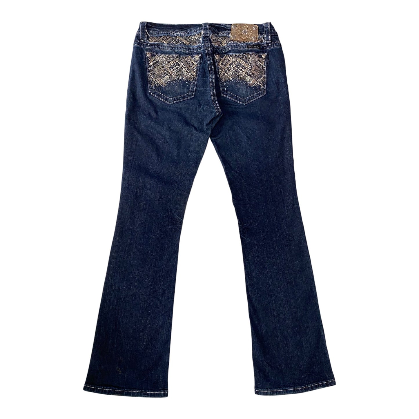 Wmns Miss Me Dark Wash Signature Boot Jeans