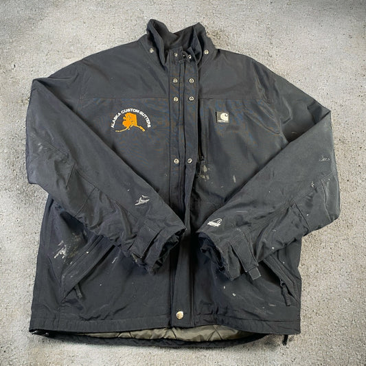 Carhartt Detroit Black Alaska Custom Gutters Jacket