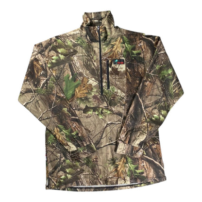 Stoney Creek Microtough Lite Realtree Camo Half Zip Hunting Shirt