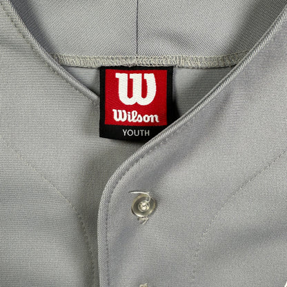 Wilson Youth Dallas Cowboys Deer Park Stars Wiechman Full-Button Gray Jersey