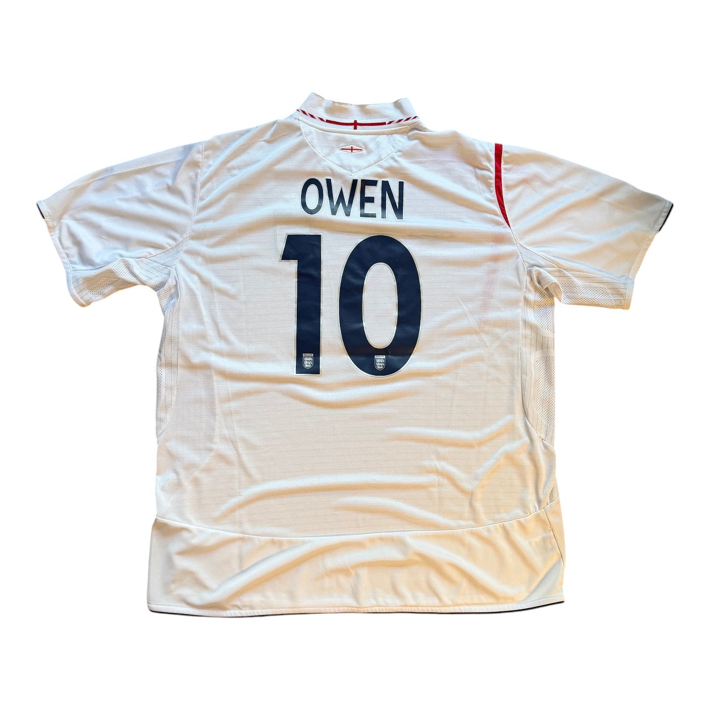 2006 Umbro England #10 Michael Owen Home Jersey