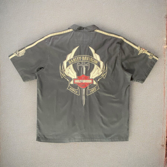 Harley Davidson Back Print Shirt