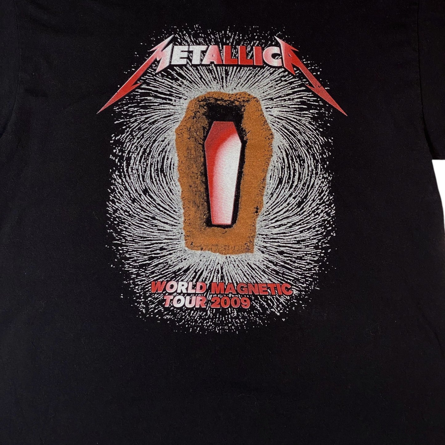 Metallica World Magnetic Tour Coffin T-Shirt