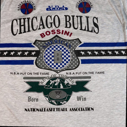 Vintage 90s Bossini Chicago Bulls All-Over Print T-Shirt