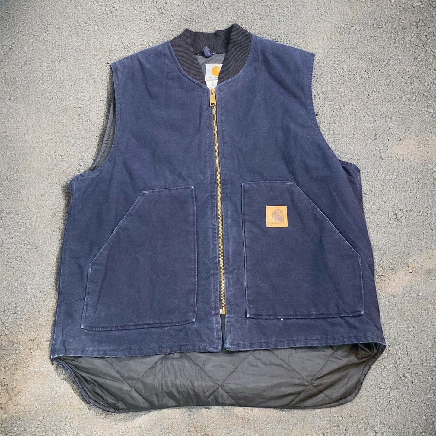 Carhartt Navy Blue Jeans Vest