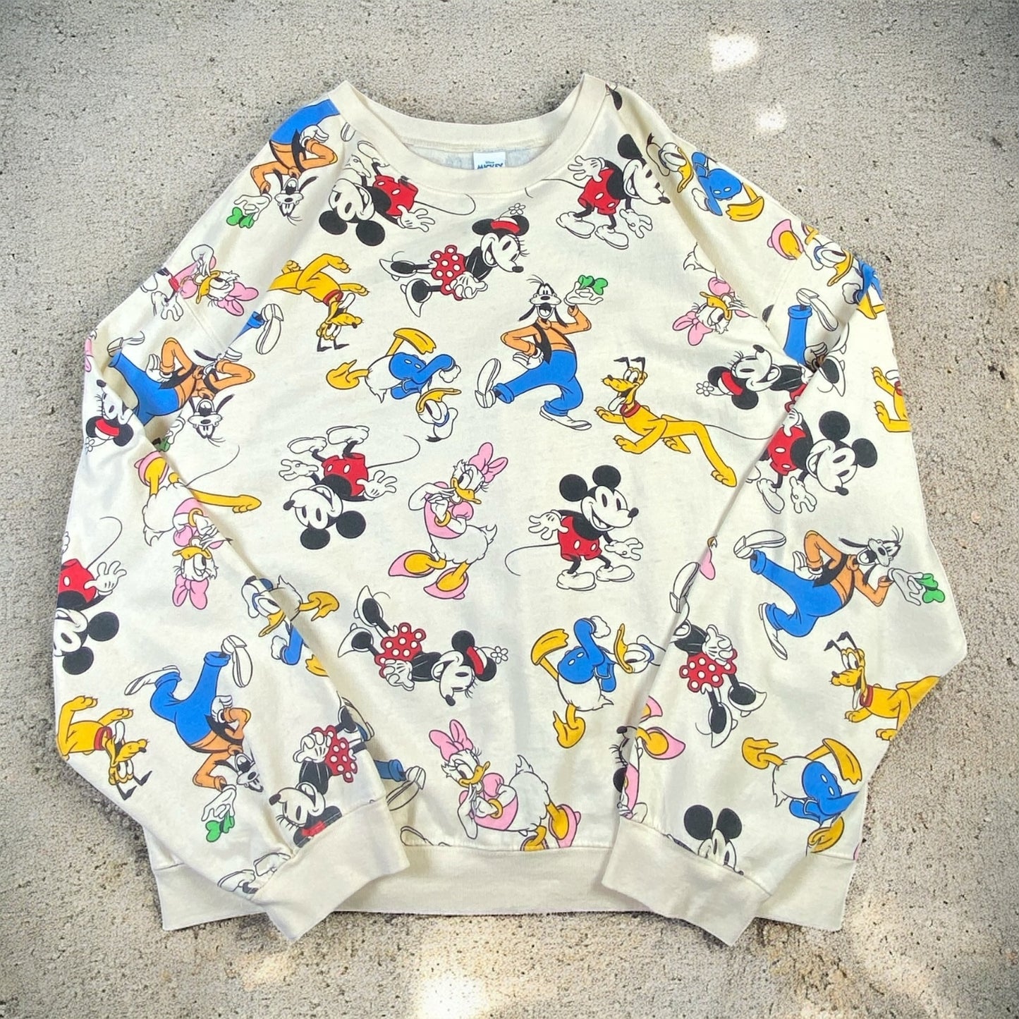 Vintage Mickey Mouse and Friends Pullover Sweatshirt