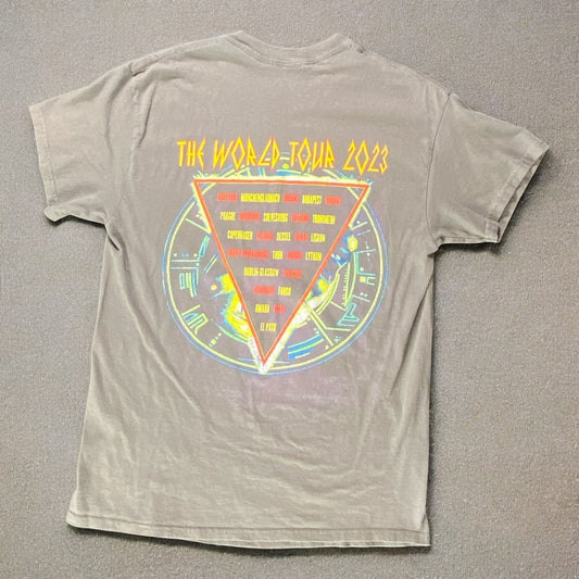 Def Leppard The World Tour Grey T-shirt