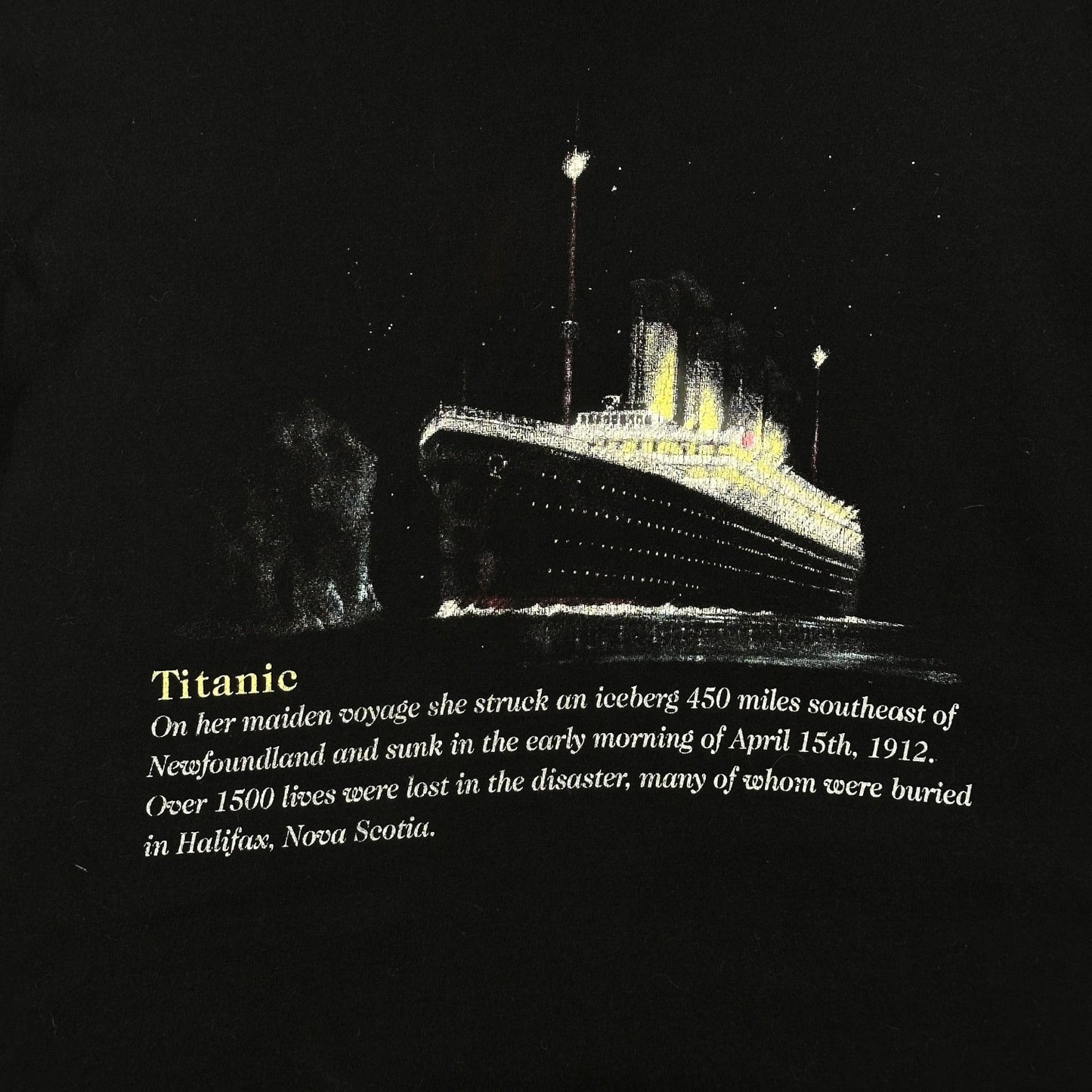 Vintage RMS Titanic Historical T-Shirt