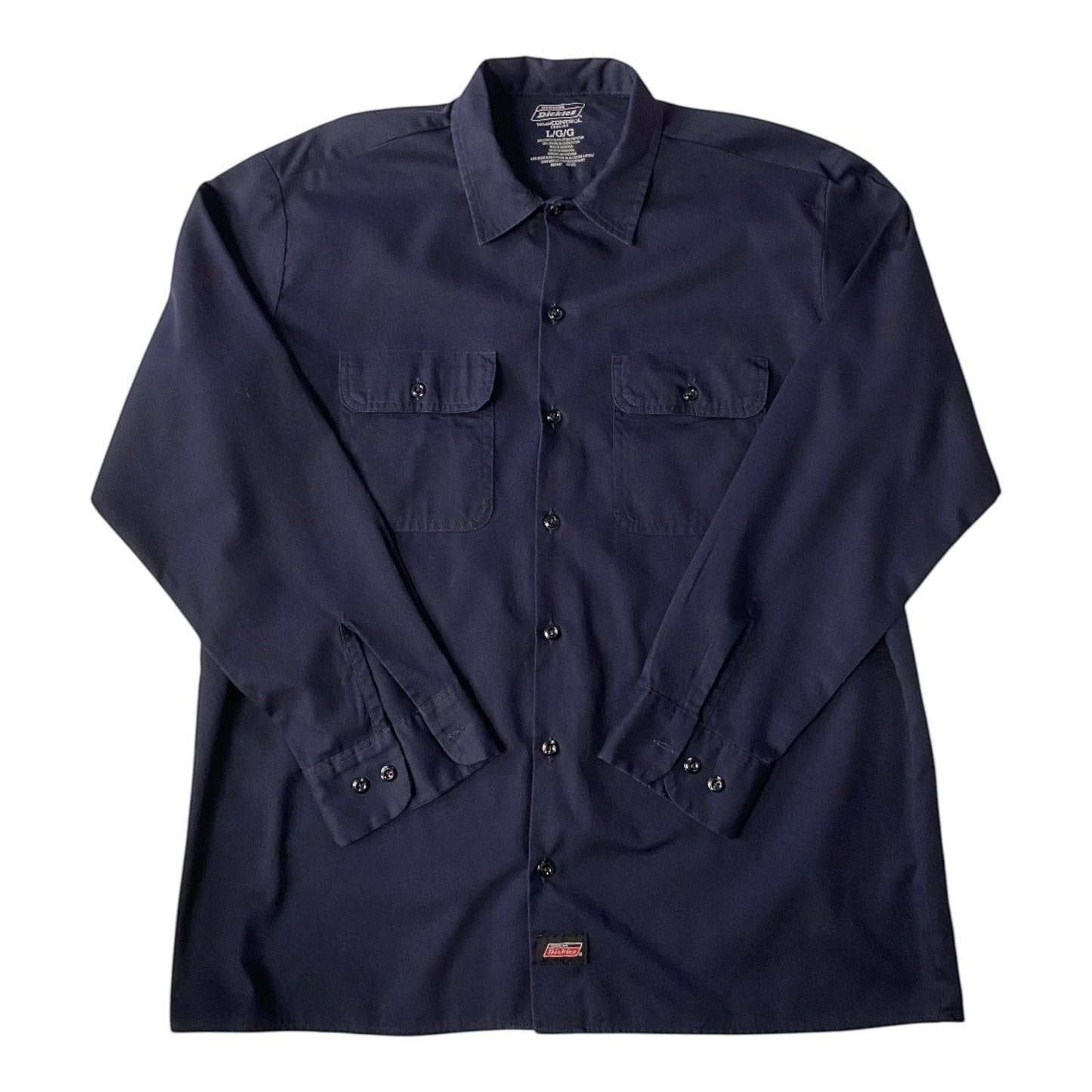 Dickies Work Shirt Navy Temp-iQ Cooling