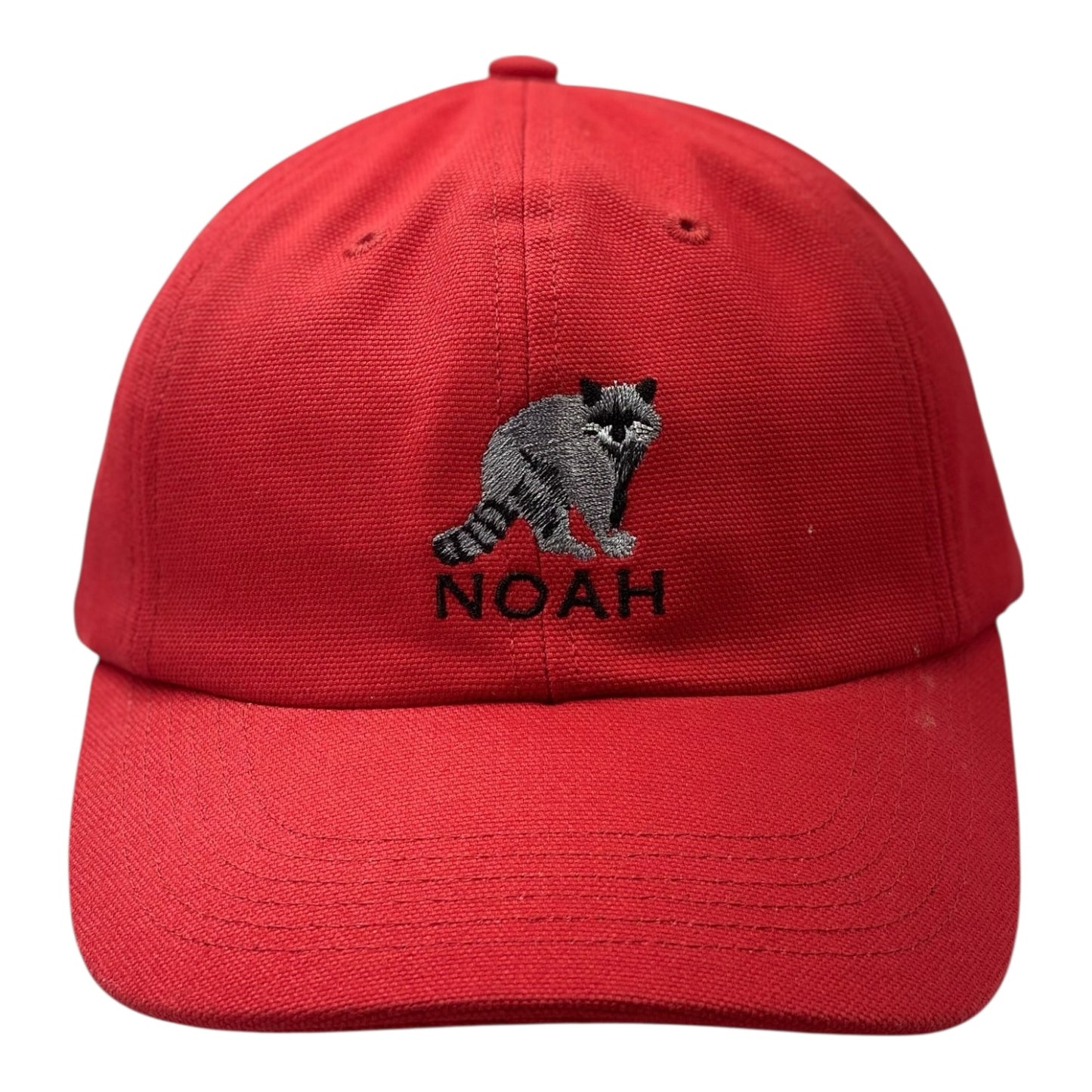 Noah Raccoon Red Cap