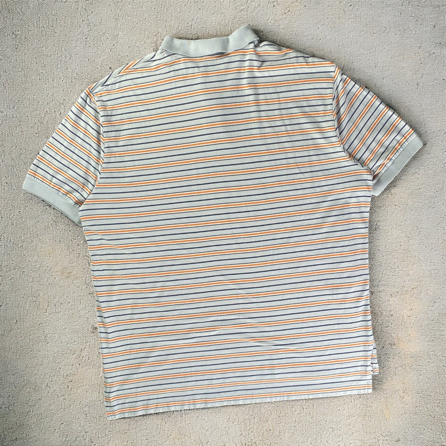 Polo Ralph Lauren Striped Orange & Blue Polo T-shirt
