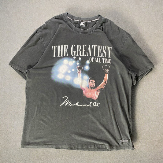 Muhammad Ali "The Greatest Of All Time" Black T-shirt