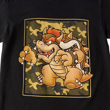 Nintendo Super Mario Bowser Camo Panel T-Shirt