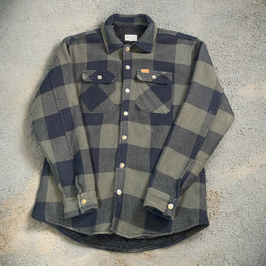Matix Green Flannel Checkered Shirt