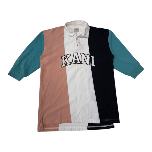 Vintage Karl Kani Color Block Multi Polo Shirt 62 73 tagged as 2XL