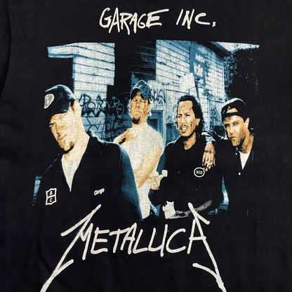 Digg It Thrift & Vintage faded black Metallica Garage Inc. graphic band t-shirt with vintage distressed print