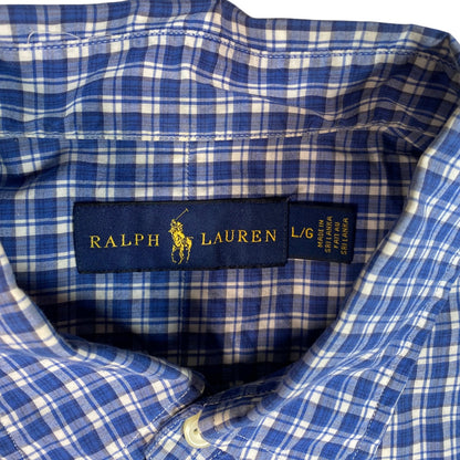 Ralph Lauren Short Sleeve Plaid Button Down Shirt