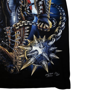 Retro Rock Chang Ghost Rider Black Tee